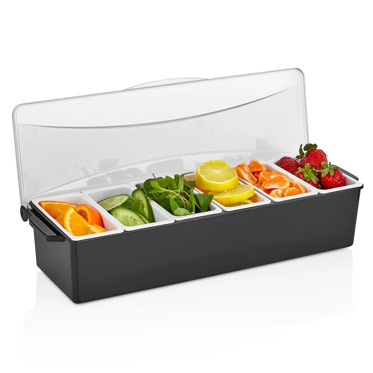 6 Compartment Garnish Tray/Condiment Rack